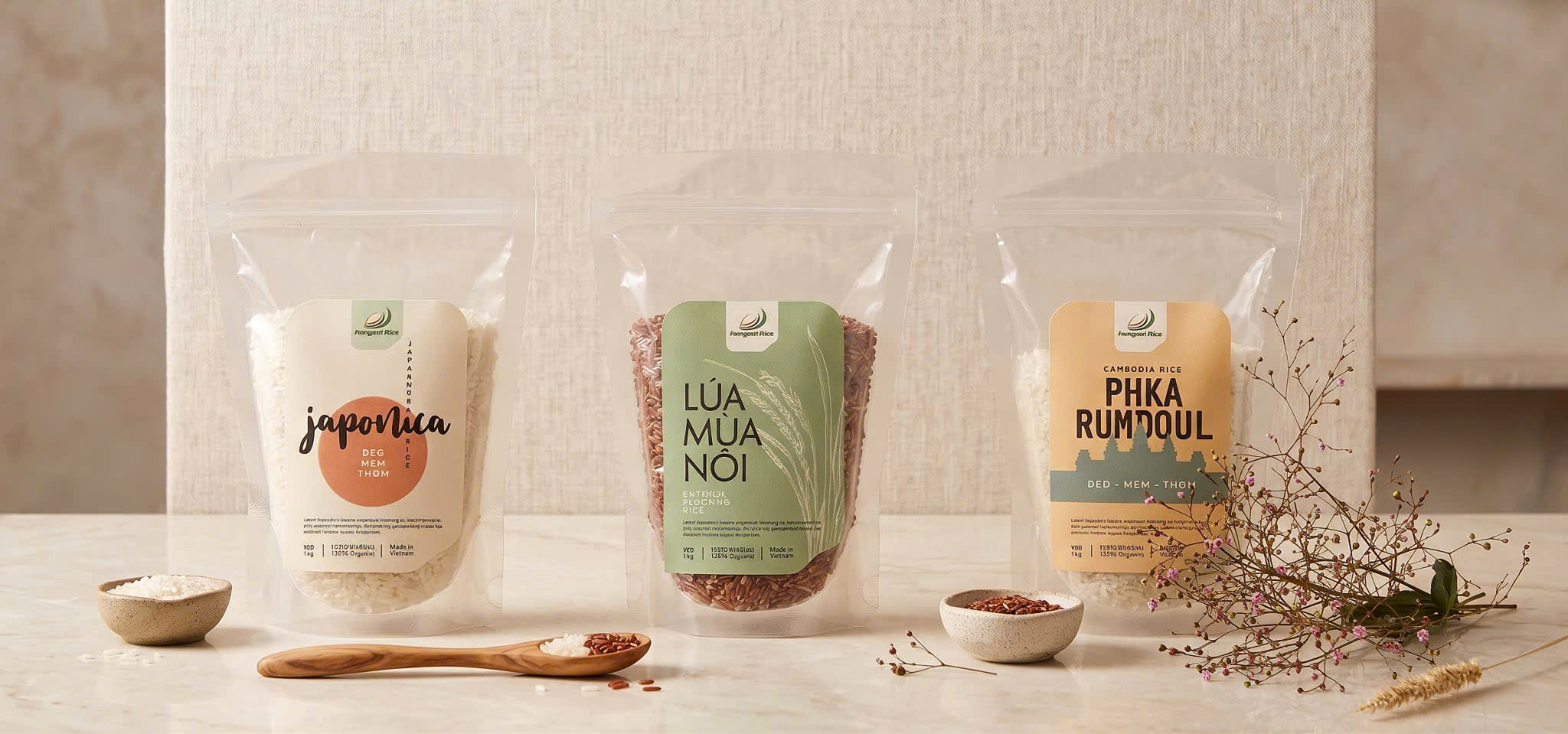 Rice packaging design
