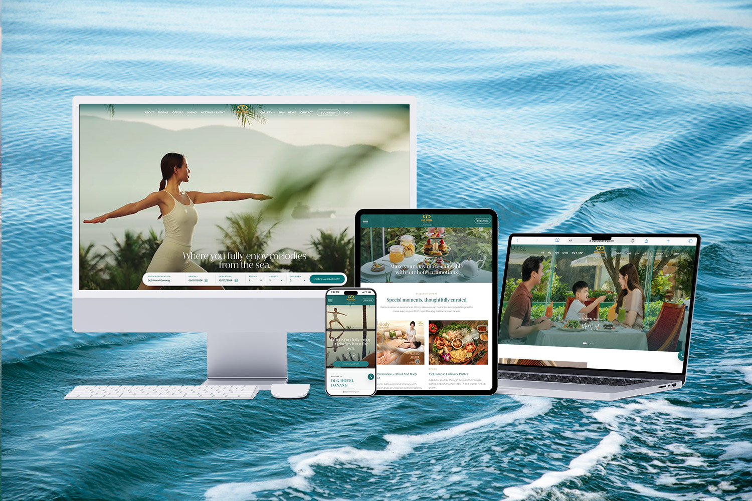 Website DLG Hotel Danang project