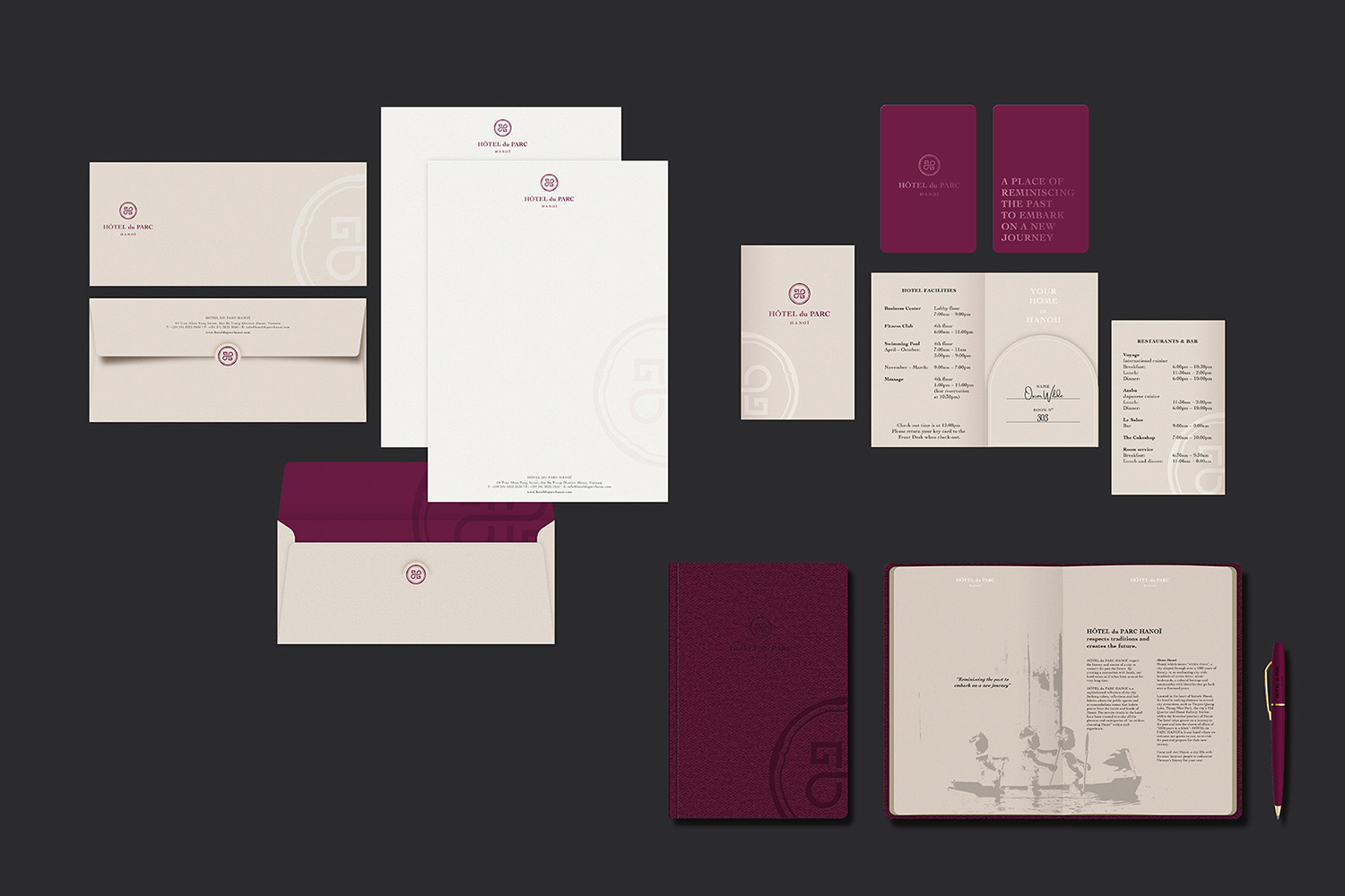 Hotel du Parc Hanoi brand communication