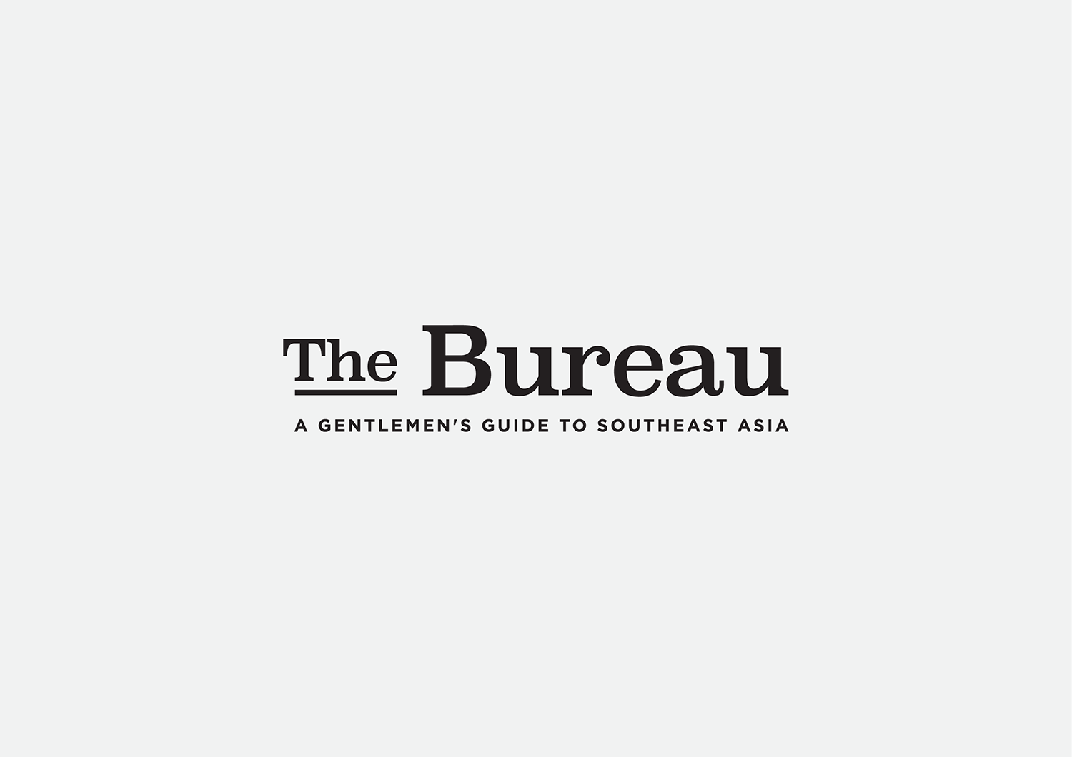 The Bureau logo design