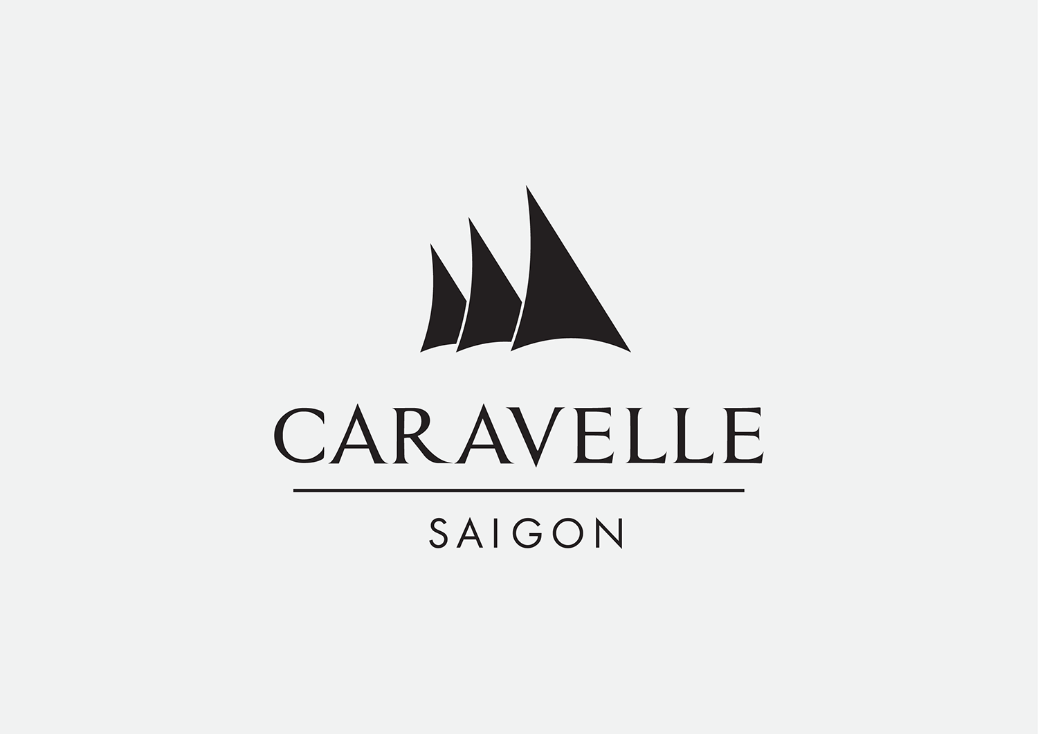 Caravelle Saigon logo design