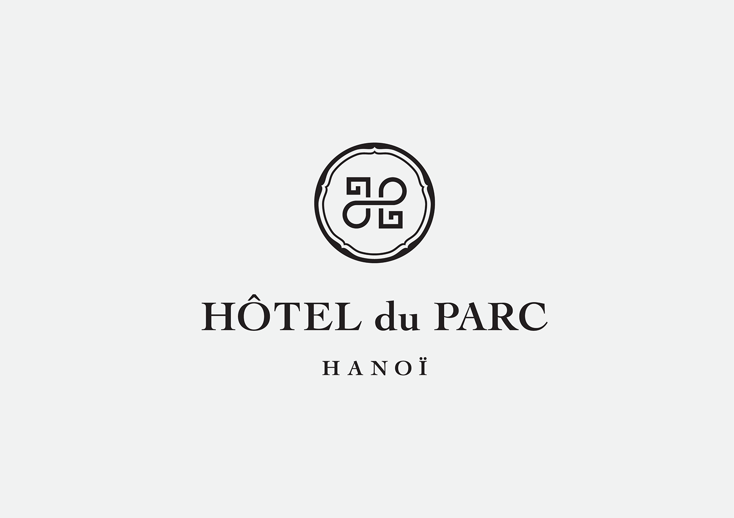 Hotel du Parc Hanoi logo design